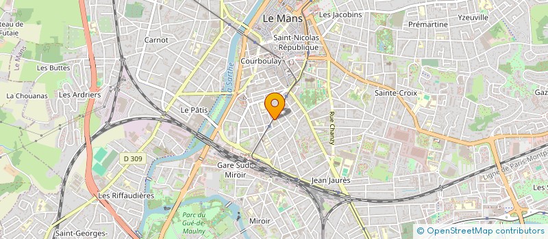 localisation de l'entreprise LAURELLE  LE MANS
