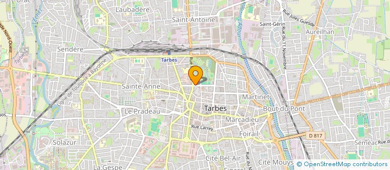 localisation de l'entreprise LAURELOVA  TARBES