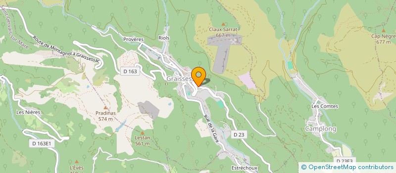 localisation de l'entreprise LAUREMA  GRAISSESSAC