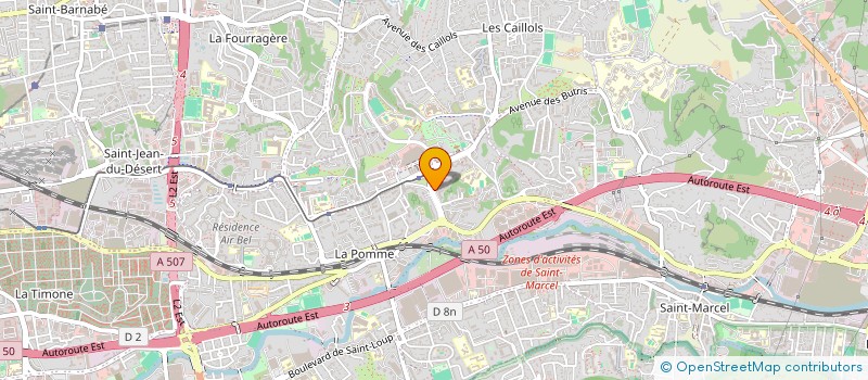 localisation de l'entreprise LAUREMA à MARSEILLE