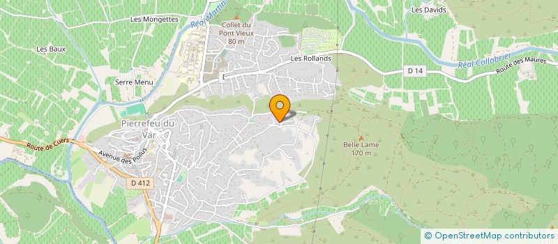 localisation de l'entreprise LAUREMMY  PIERREFEU-DU-VAR