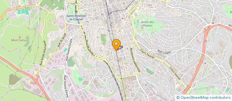 localisation de l'entreprise LAUREN  SAINT-ETIENNE