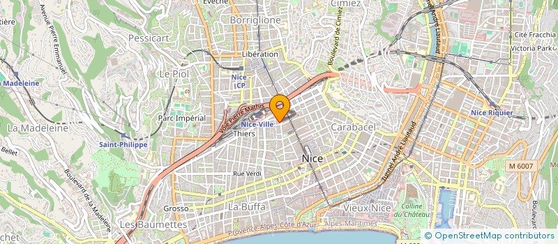 localisation de l'entreprise LAUREN à NICE