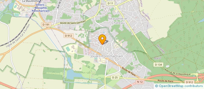 localisation de l'entreprise LAURENATH  JOUARS-PONTCHARTRAIN