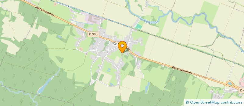 localisation de l'entreprise LAURENCA  SOUVANS