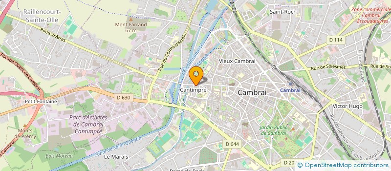 localisation de l'entreprise LAURENCE à CAMBRAI