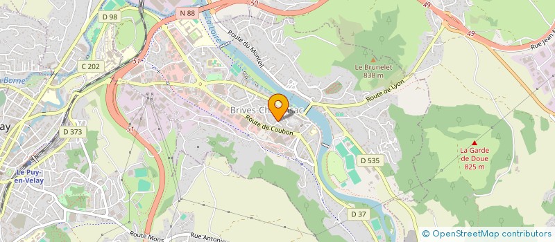 localisation de l'entreprise LAURENCE BARRUEL  VALS-PRES-LE-PUY