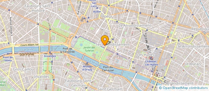 localisation de l'entreprise LAURENCE BOSSION SARL à PARIS