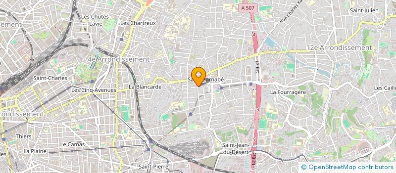 localisation de l'entreprise LAURENCE COIFFURE  LA CADIERE D AZUR