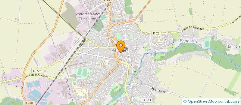localisation de l'entreprise LAURENCE DERET à PITHIVIERS