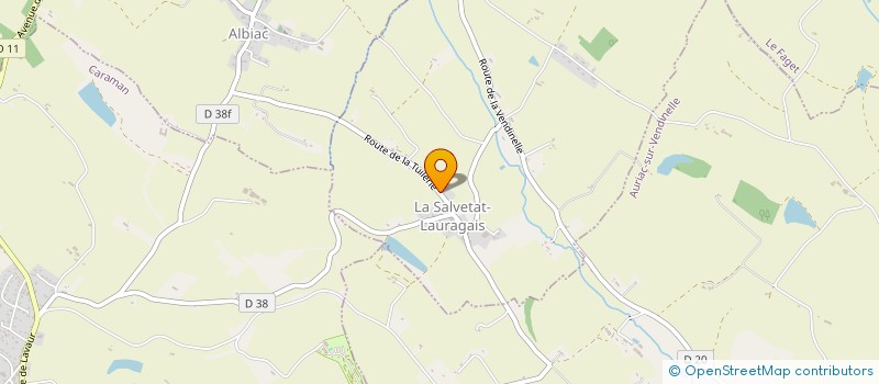 localisation de l'entreprise LAURENCE ENERGIE  AURIAC-SUR-VENDINELLE