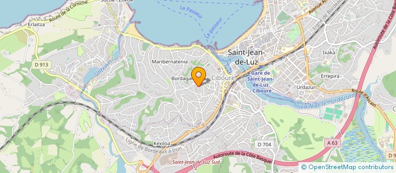 localisation de l'entreprise LAURENCE ETCHEVERS LIENS ET DEVELOPPEMENTS  CIBOURE