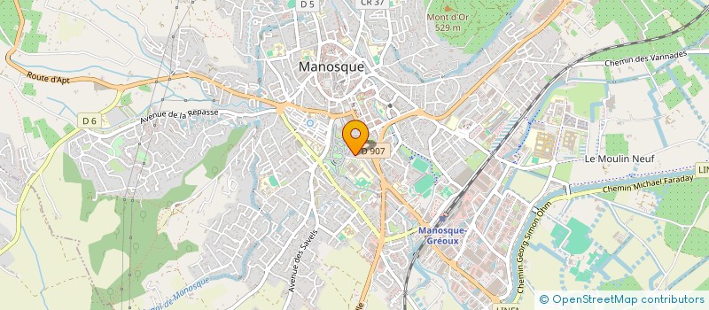 localisation de l'entreprise LAURENCE FAYET MEDIATION-ACCOMPAGNEMENT à MANOSQUE