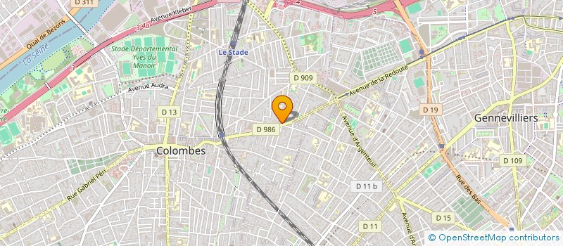 localisation de l'entreprise LAURENCE KAZAR FRANCE  COLOMBES