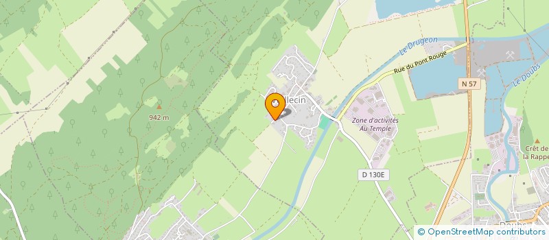 localisation de l'entreprise LAURENCE LA ROTONDE  VUILLECIN