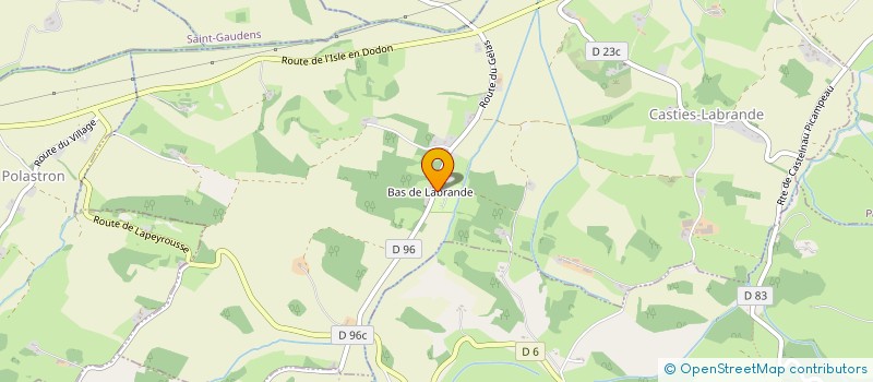 localisation de l'entreprise LAURENCE & LUCIANO  CASTIES-LABRANDE