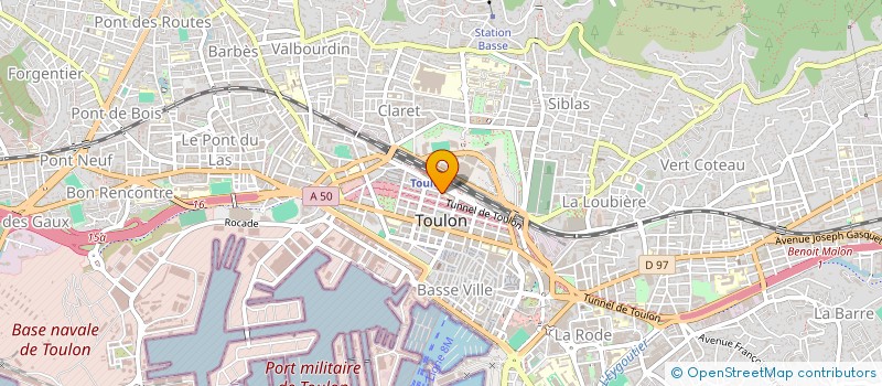 localisation de l'entreprise LAURENCE MILANO  TOULON