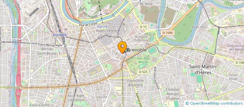 localisation de l'entreprise LAURENCE MINGAT DECO  GRENOBLE