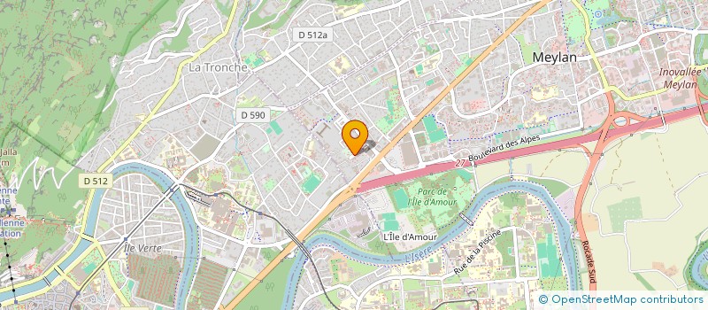 localisation de l'entreprise LAURENCE MINGAT DESIGN  MEYLAN