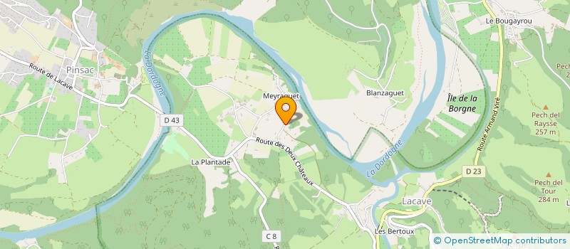 localisation de l'entreprise LAURENCE NOYER - BACK OFFICE SOLUTIONS  LACAVE