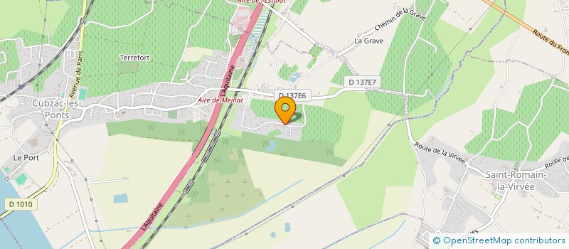 localisation de l'entreprise LAURENCE SEGUIN à CUBZAC-LES-PONTS