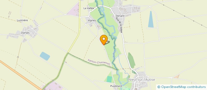 localisation de l'entreprise LAURENCHRIST  XANTON-CHASSENON