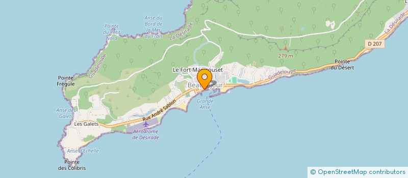 localisation de l'entreprise LAURENCIANA à LA DESIRADE