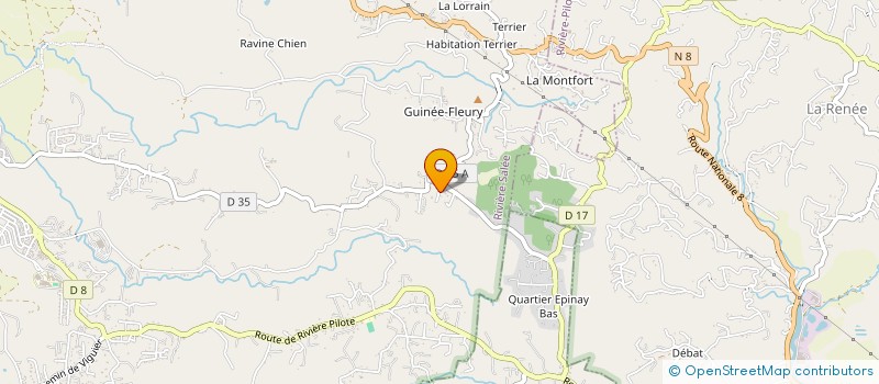 localisation de l'entreprise LAURENCIUS  RIVIERE-SALEE