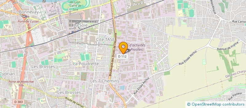 localisation de l'entreprise LAURENCON MG à DECINES-CHARPIEU