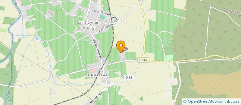 localisation de l'entreprise LAURENDIN GIRON  BELLEVIGNE-LES-CHATEAUX