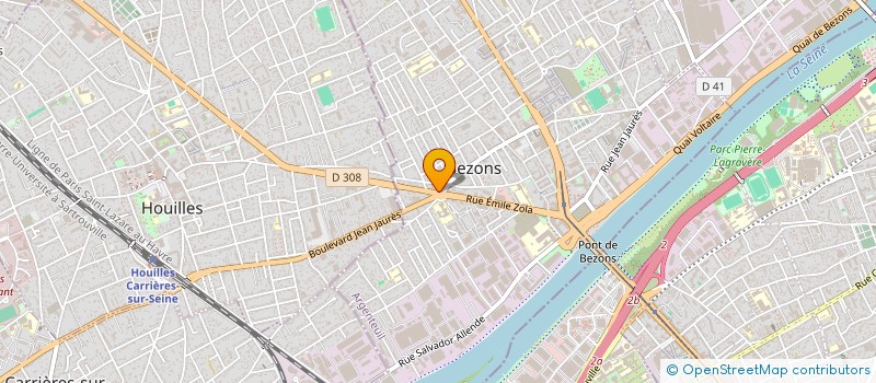 localisation de l'entreprise LAURENE à BEZONS