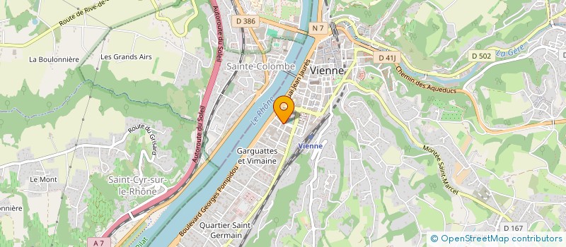 localisation de l'entreprise LAURENGERIC  VIENNE