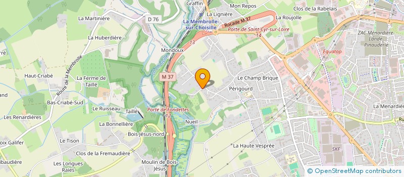 localisation de l'entreprise LAURENISYL  SAINT-CYR-SUR-LOIRE