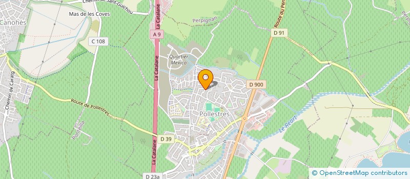 localisation de l'entreprise LAURENNY  POLLESTRES