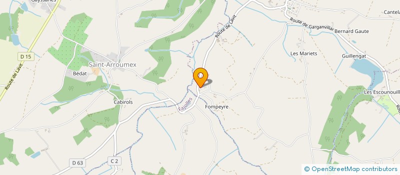 localisation de l'entreprise LAURENS  ANGEVILLE