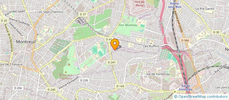 localisation de l'entreprise LAURENS AGENCY à MONTREUIL