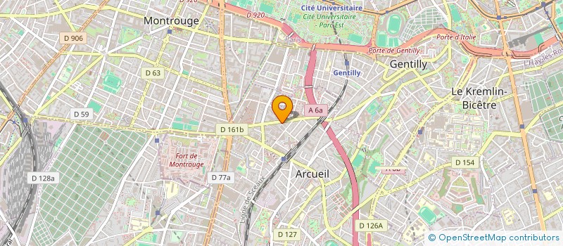 localisation de l'entreprise LAURENS SCI à ARCUEIL