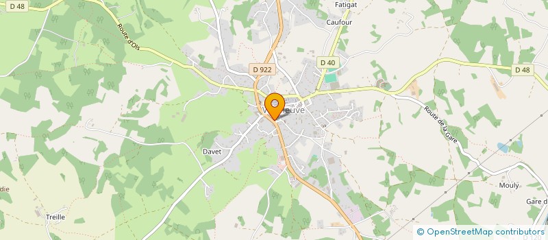 localisation de l'entreprise LAURENS VAYSSE AUTO à VILLENEUVE