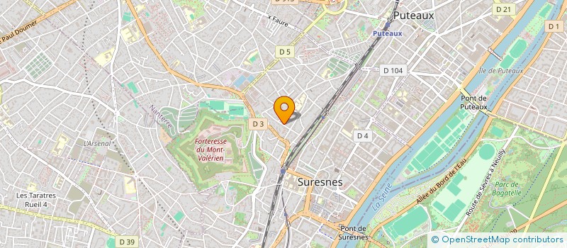 localisation de l'entreprise LAURENSCI à SURESNES
