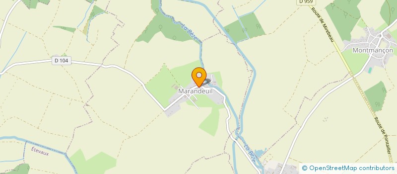 localisation de l'entreprise LAURENT  MARANDEUIL