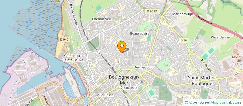 localisation de l'entreprise LAURENT à BOULOGNE-SUR-MER