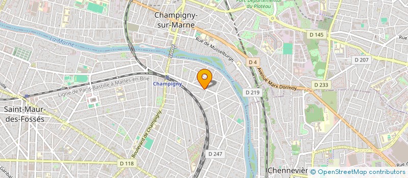 localisation de l'entreprise LAURENT à SAINT-MAUR-DES-FOSSES