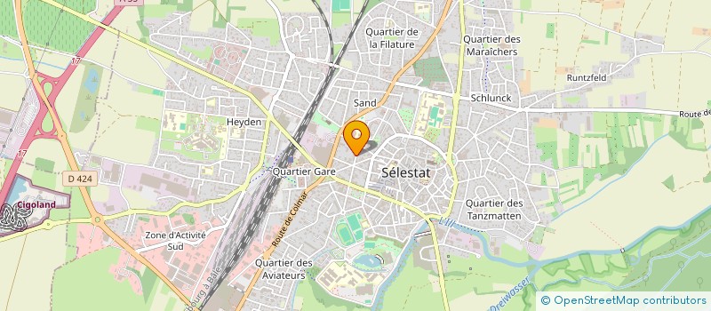 localisation de l'entreprise LAURENT  BERNAY-SAINT-MARTIN