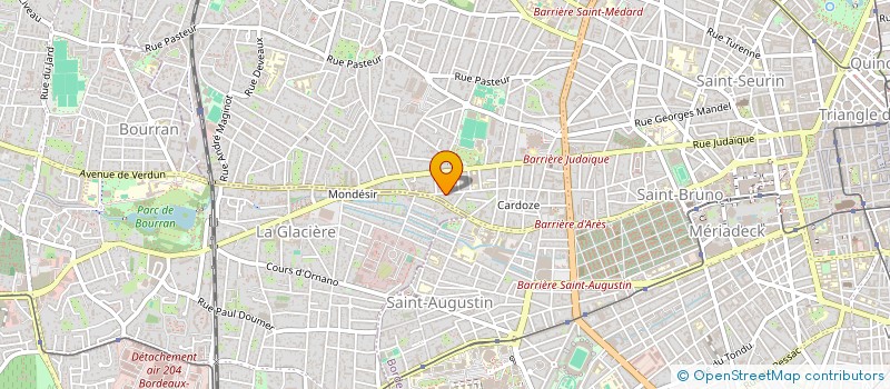 localisation de l'entreprise LAURENT  BORDEAUX