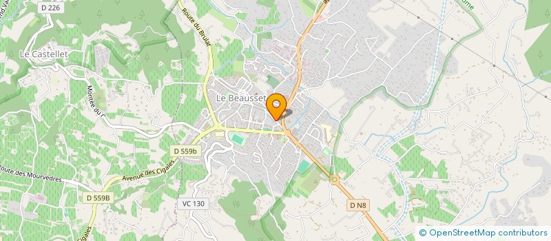 localisation de l'entreprise LAURENT 83330 à LE BEAUSSET