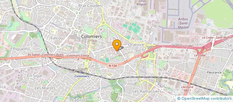 localisation de l'entreprise LAURENT A à COLOMIERS