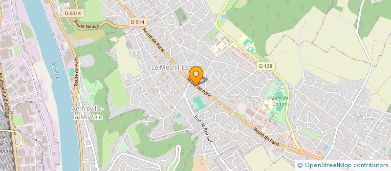 localisation de l'entreprise LAURENT BAR DE LA MAIRIE  BONSECOURS