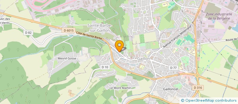 localisation de l'entreprise LAURENT BATIMENTS  GAILLON