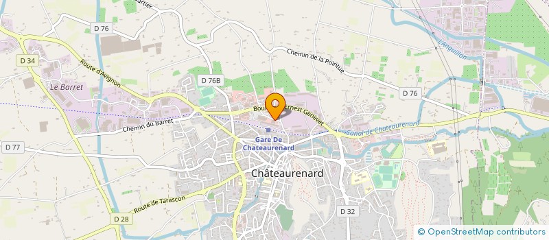 localisation de l'entreprise LAURENT BERNARD à CHATEAURENARD