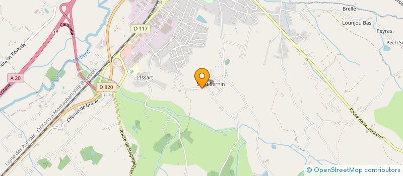 localisation de l'entreprise LAURENT BETTON ET MYRIAM BETTON  CAUSSADE